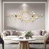 Geometric Metal Wall Clock